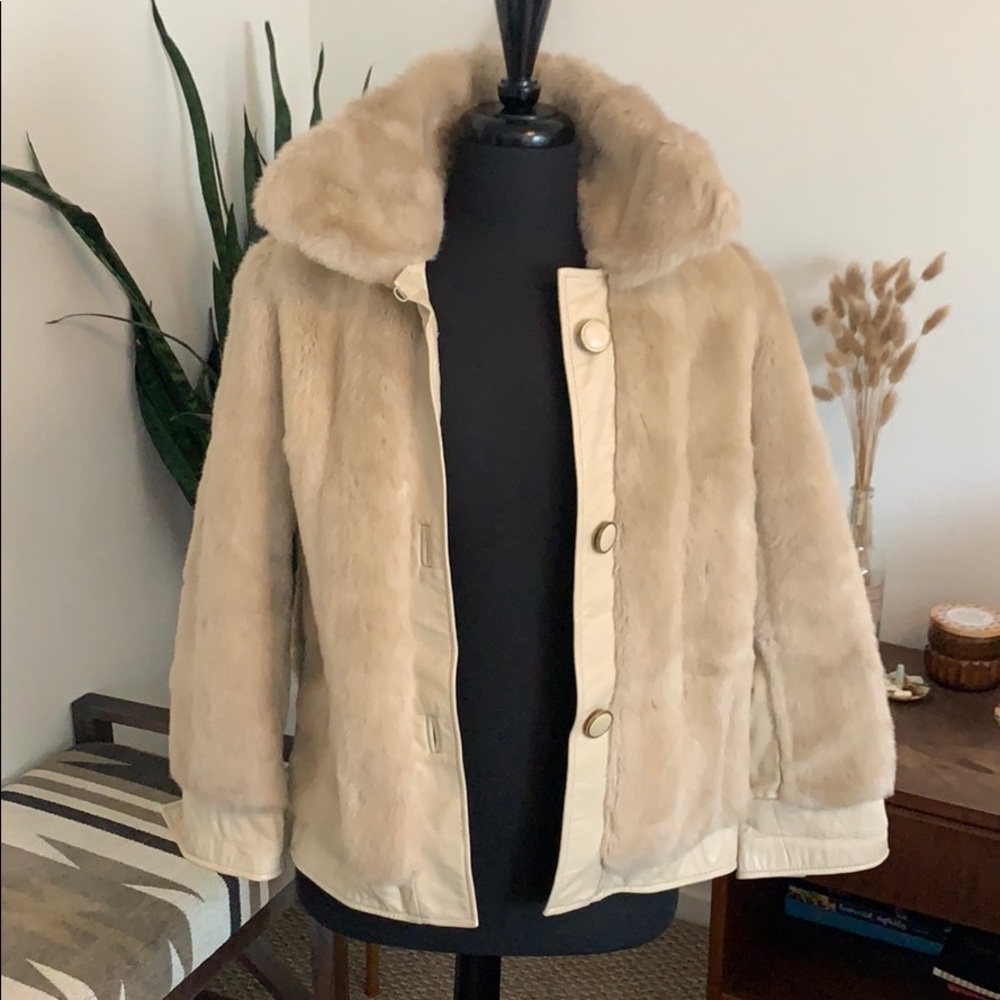Vintage faux fur